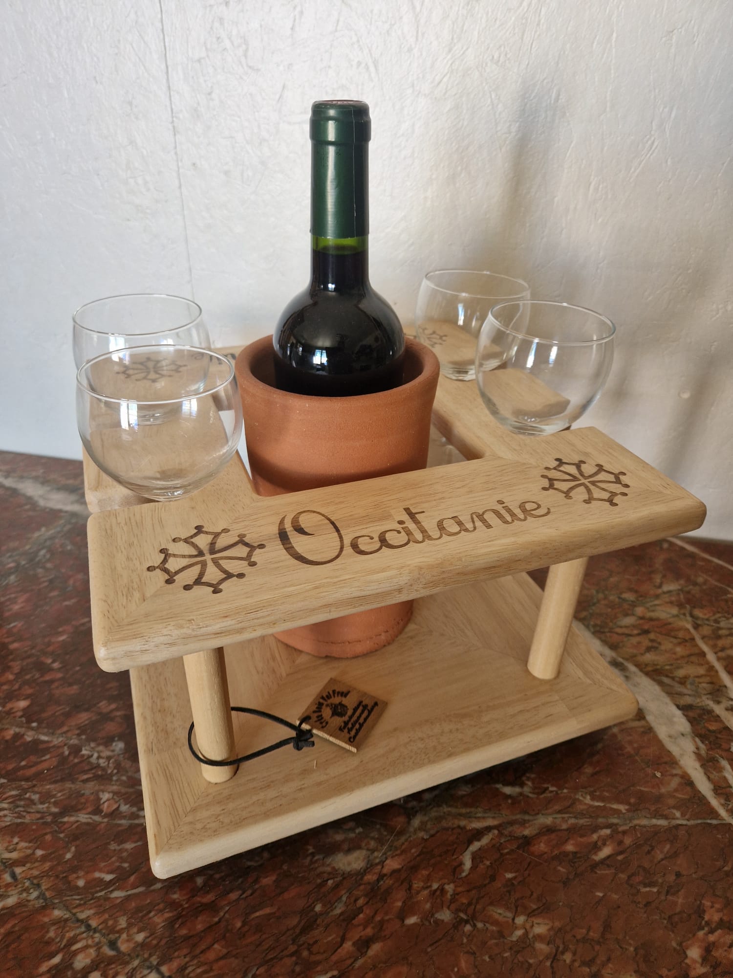 Plateau de service artisanal